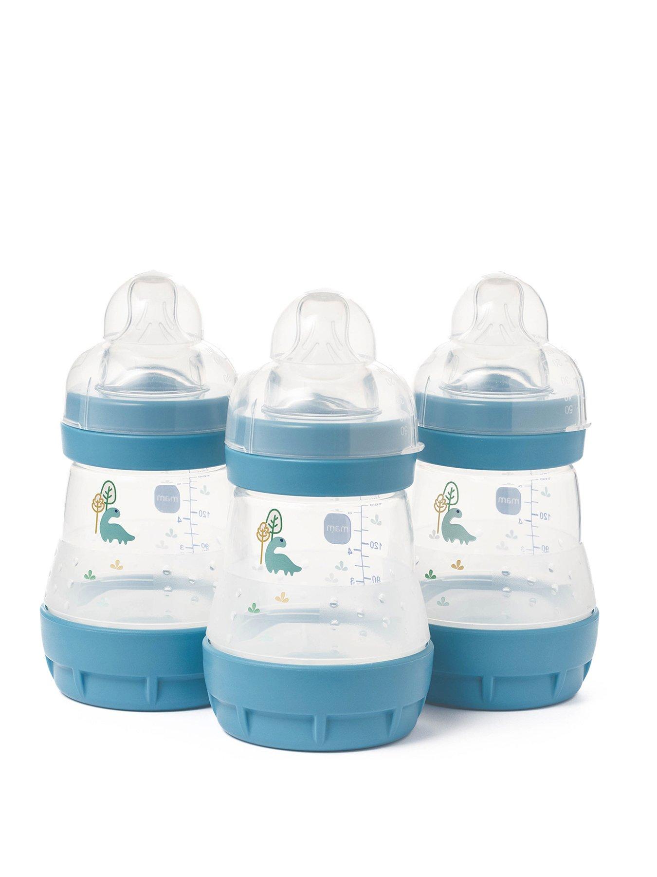 MAM Easy Start Anti-Colic Baby Bottle 160ml 3pk - Blue