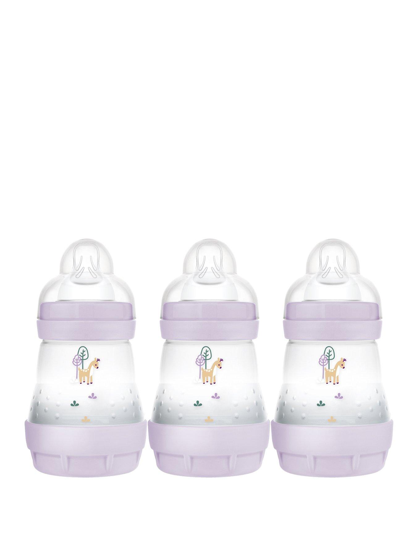 undefined Easy Start 160ml Baby Bottle - 3 Pack Lilac