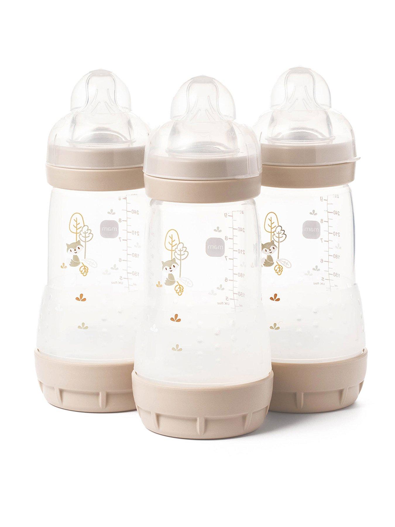 undefined Easy Start 260ml Baby Bottle - 3 Pack White