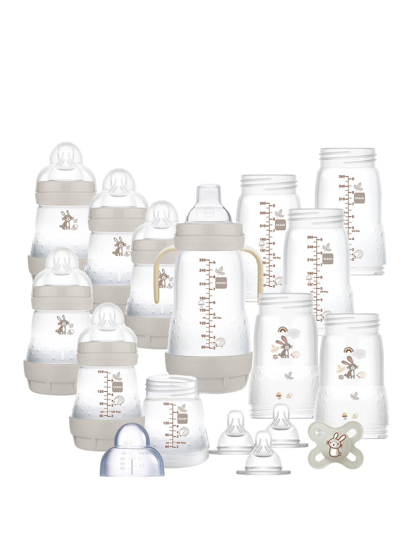 MAM Easy Start Baby Bottle Set - Large Grey