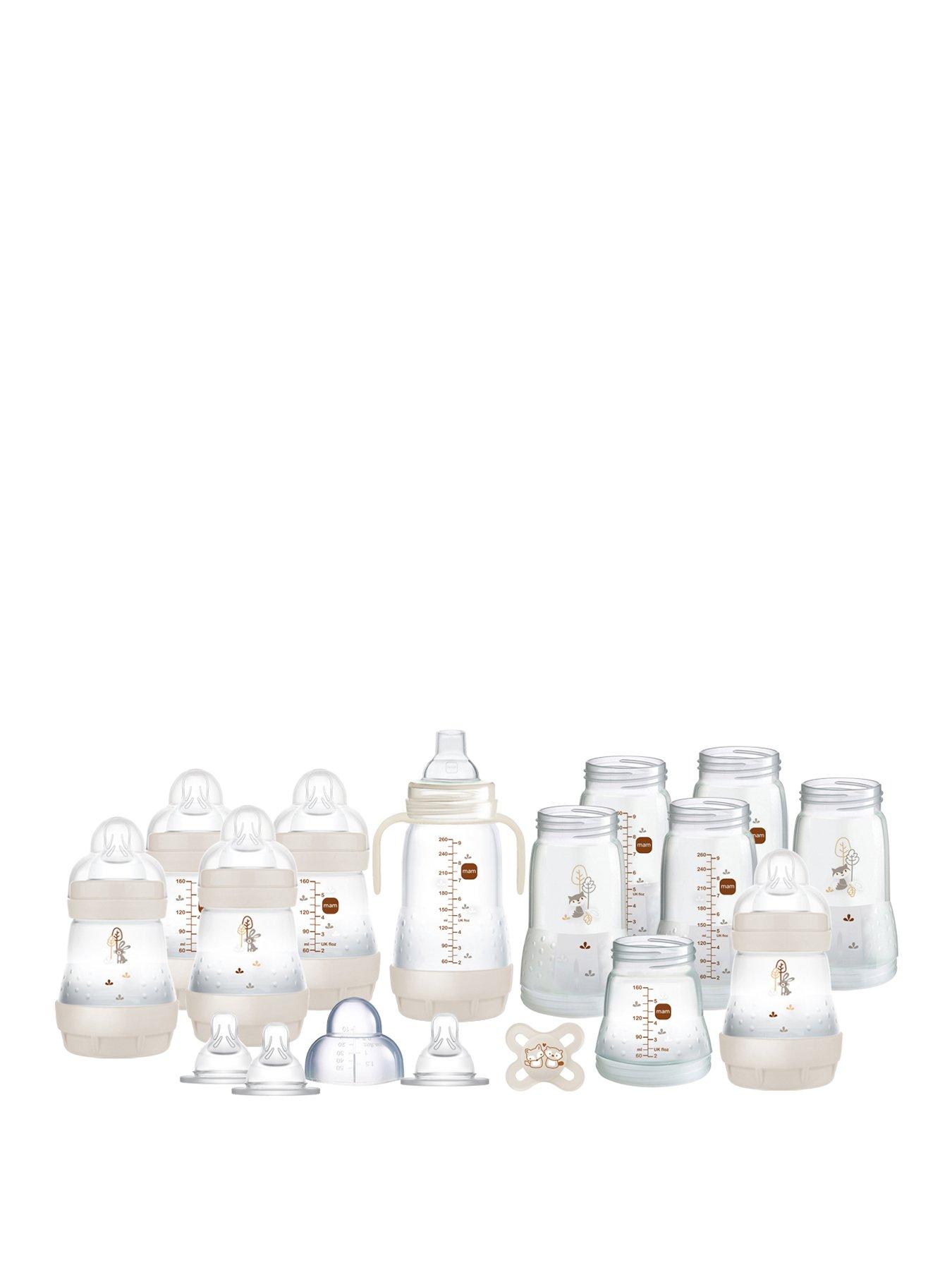 Image 1 of 6 of MAM Easy Start Baby Bottle Set - Large Grey