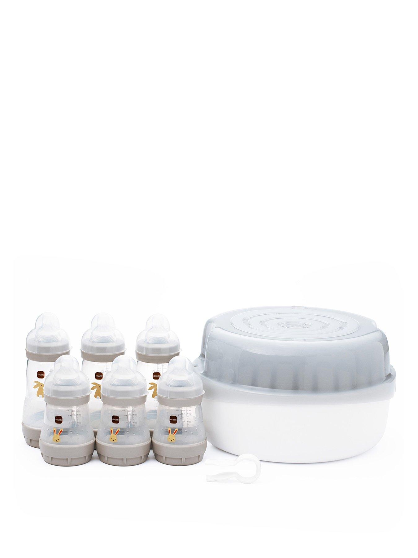 MAM Easy Start Bottle  &  Microwave Steriliser Set