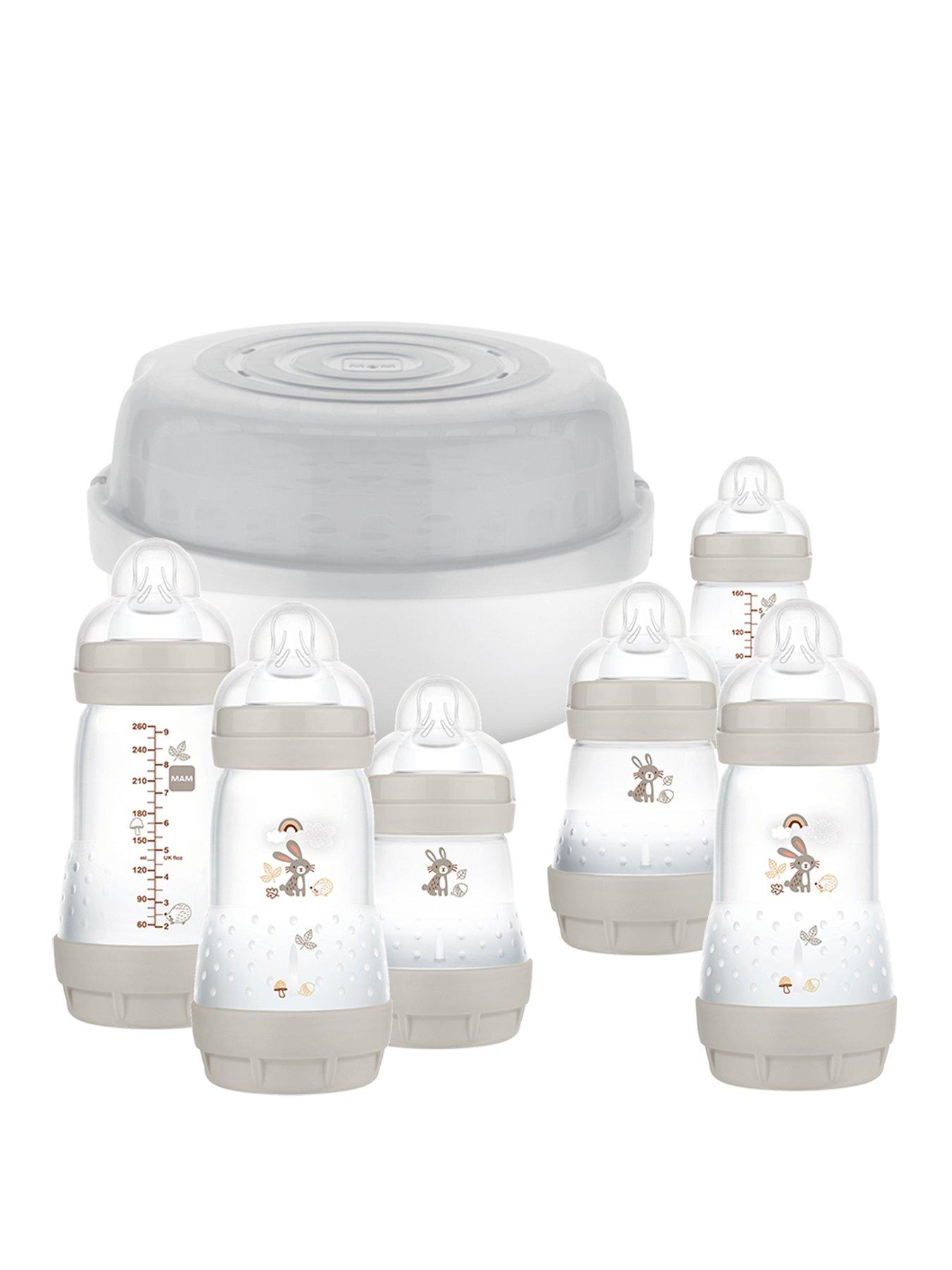 undefined Microwave Steam Steriliser & Easy Start Baby Bottle Set