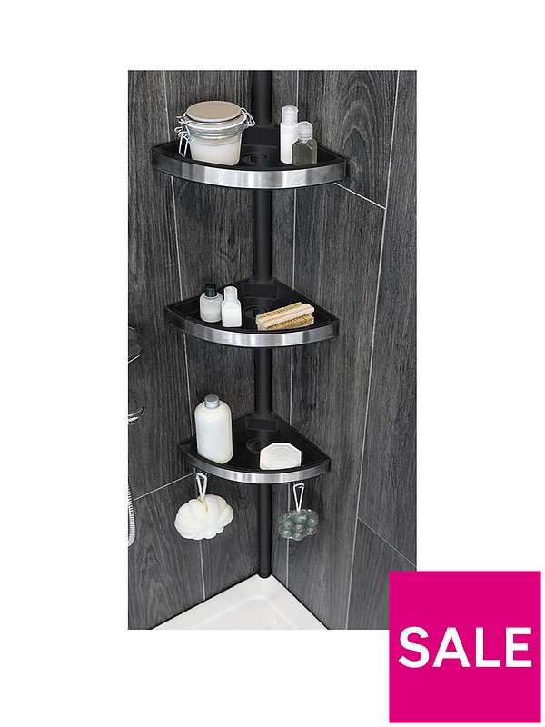 Lloyd Pascal Floor To Ceiling Corner, Floor To Ceiling Shower Caddy Uk