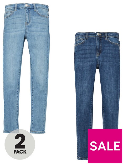 v-by-very-girls-2-pack-skinny-jeans-blue