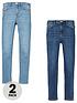 v-by-very-girls-2-pack-skinny-jeans-bluefront