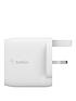  image of belkin-boostchargetrade-dual-usb-a-wall-charger-24w-lightning-to-usb-a-cable