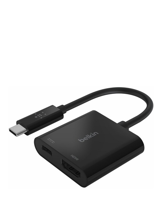 front image of belkin-usb-c-to-hdmi-charge-adapter