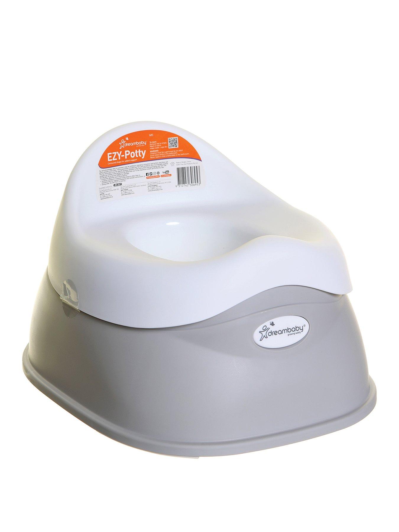 undefined Sturdy Ezy- Potty (Floor Sit-On) - Grey/White