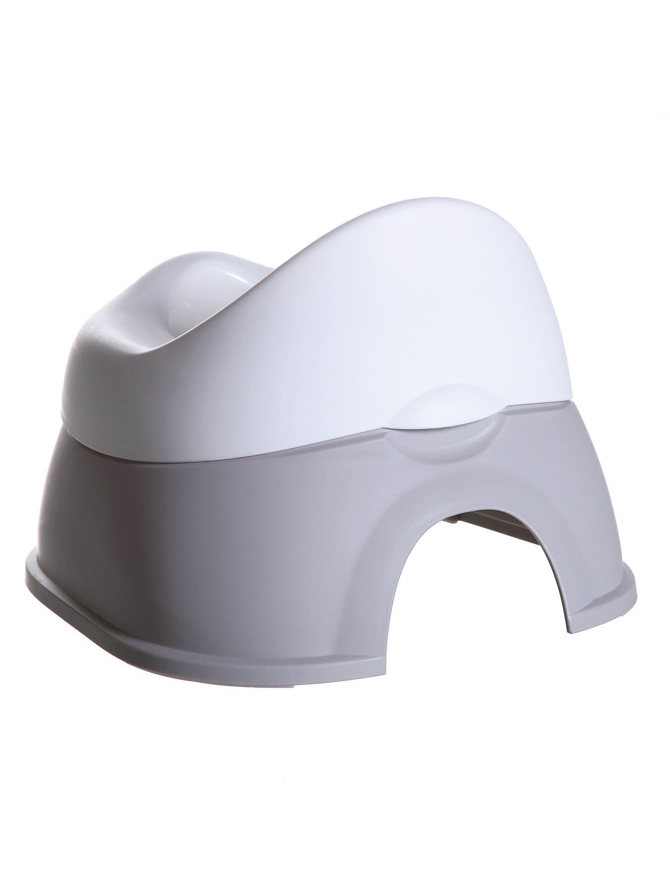 Image 3 of 4 of Dreambaby Sturdy Ezy- Potty (Floor Sit-On) - Grey/White