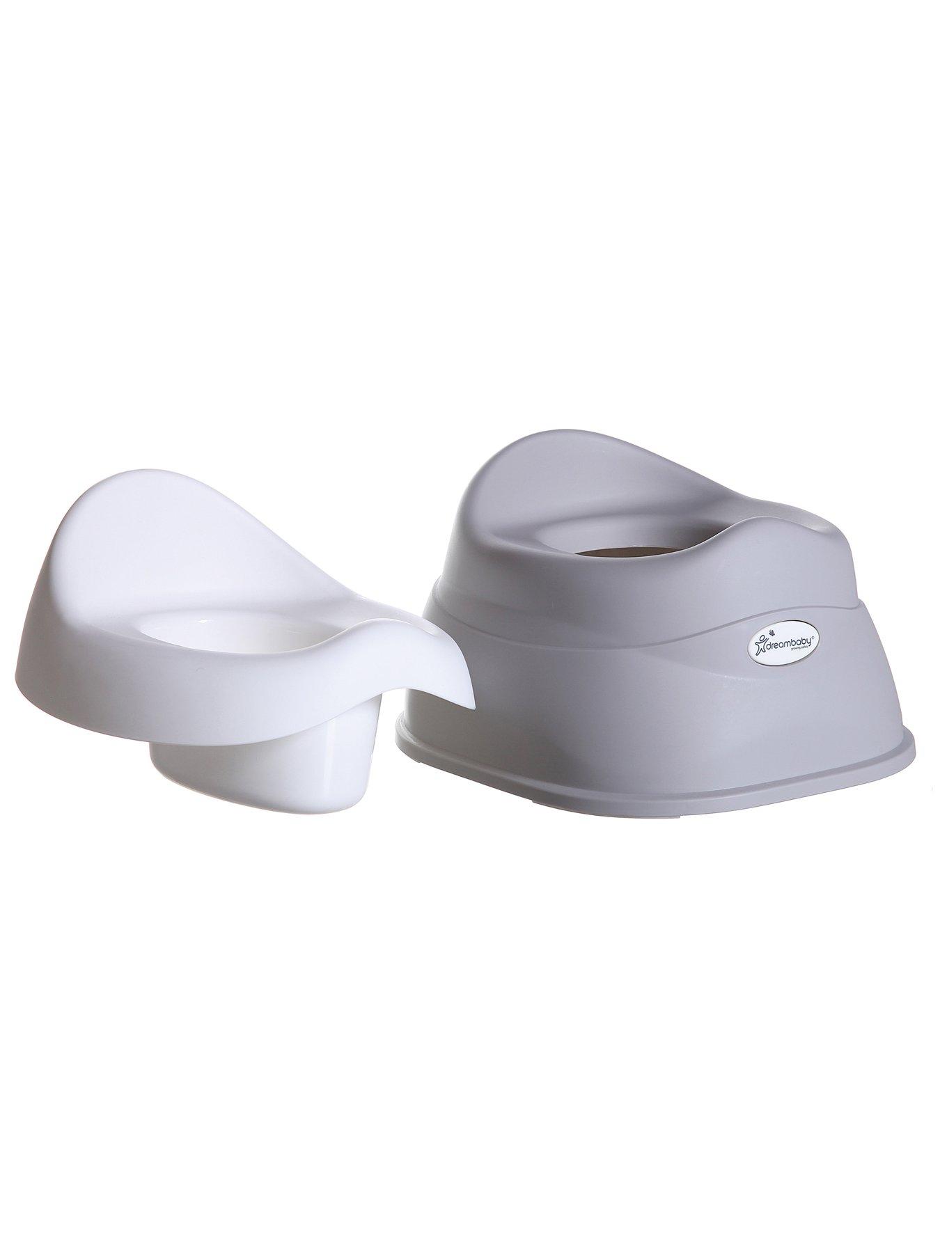 Image 4 of 4 of Dreambaby Sturdy Ezy- Potty (Floor Sit-On) - Grey/White