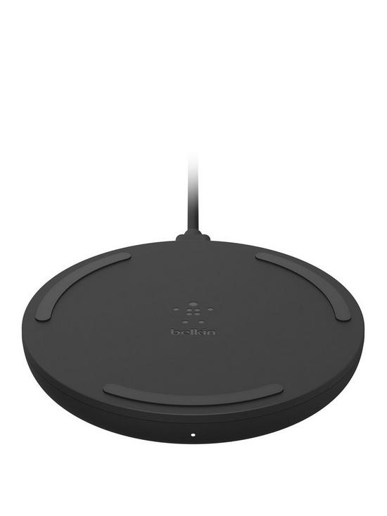 front image of belkin-boost-charge-wireless-charging-pad-15w