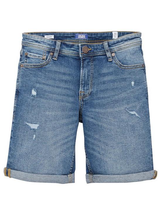 Jack & Jones Junior Boys Denim Shorts - Mid Blue | very.co.uk