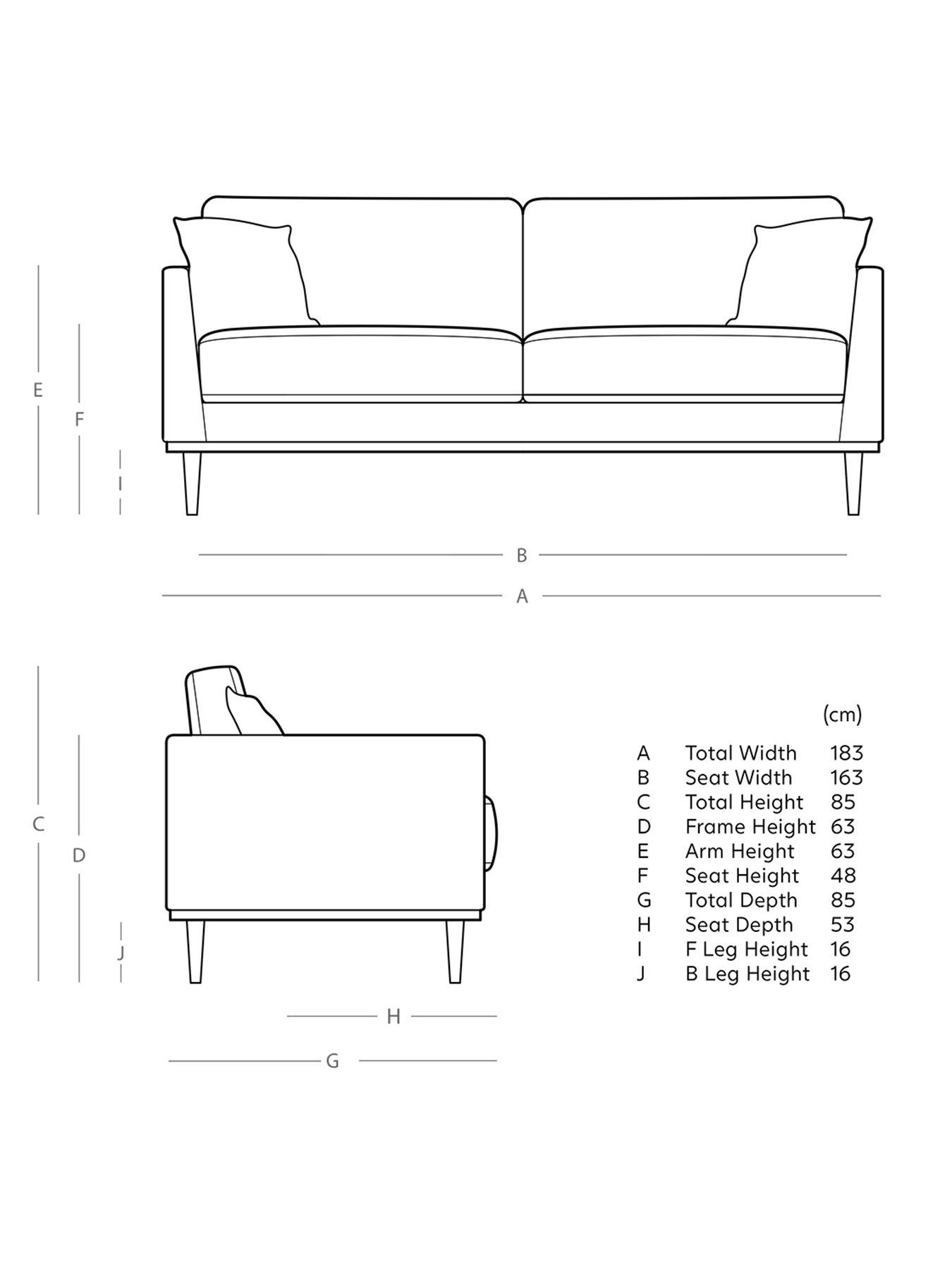 Swoon Norfolk Original Twoseater Sofa very.co.uk