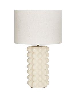Product photograph of Very Home Bobble Ceramic Table Lamp from very.co.uk