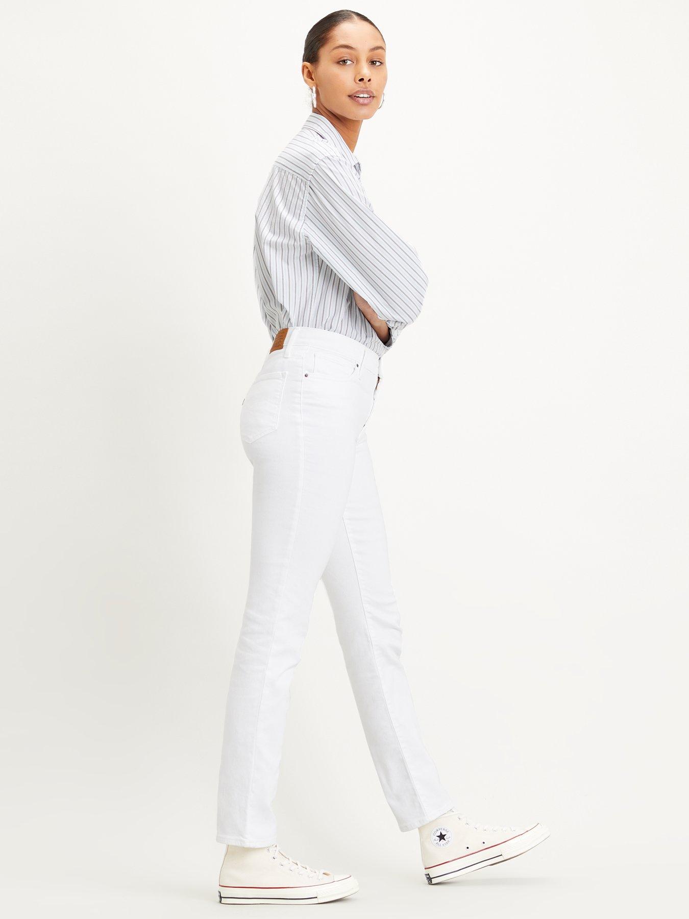 Levi's 724™ High Rise Straight Jean - White 