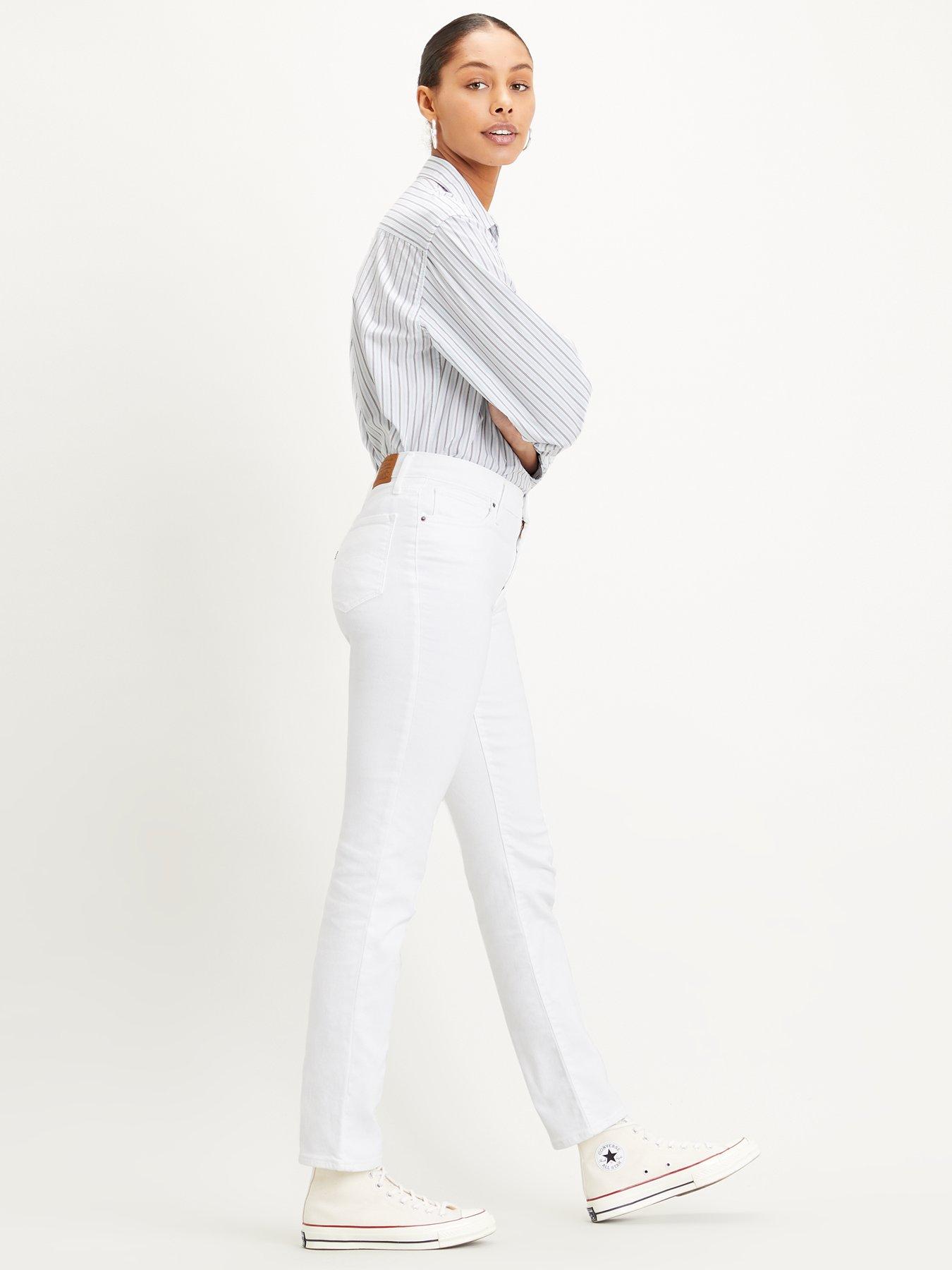Levi white jeans uk sale