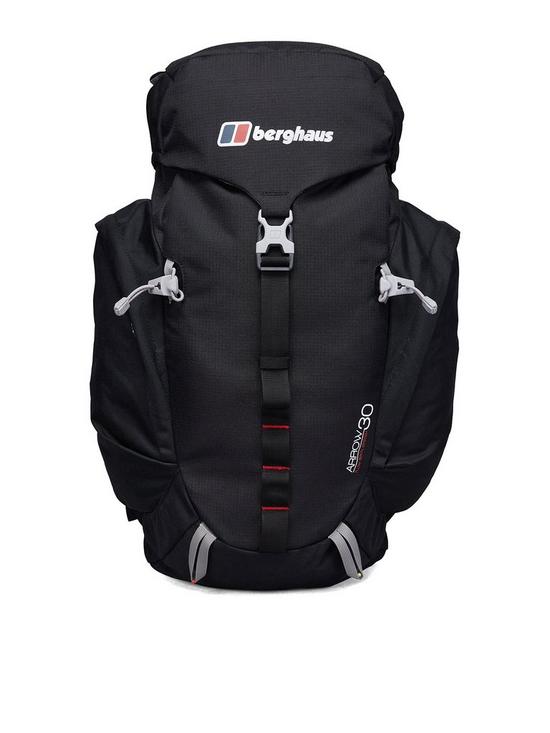 front image of berghaus-arrow-30l-bag-black