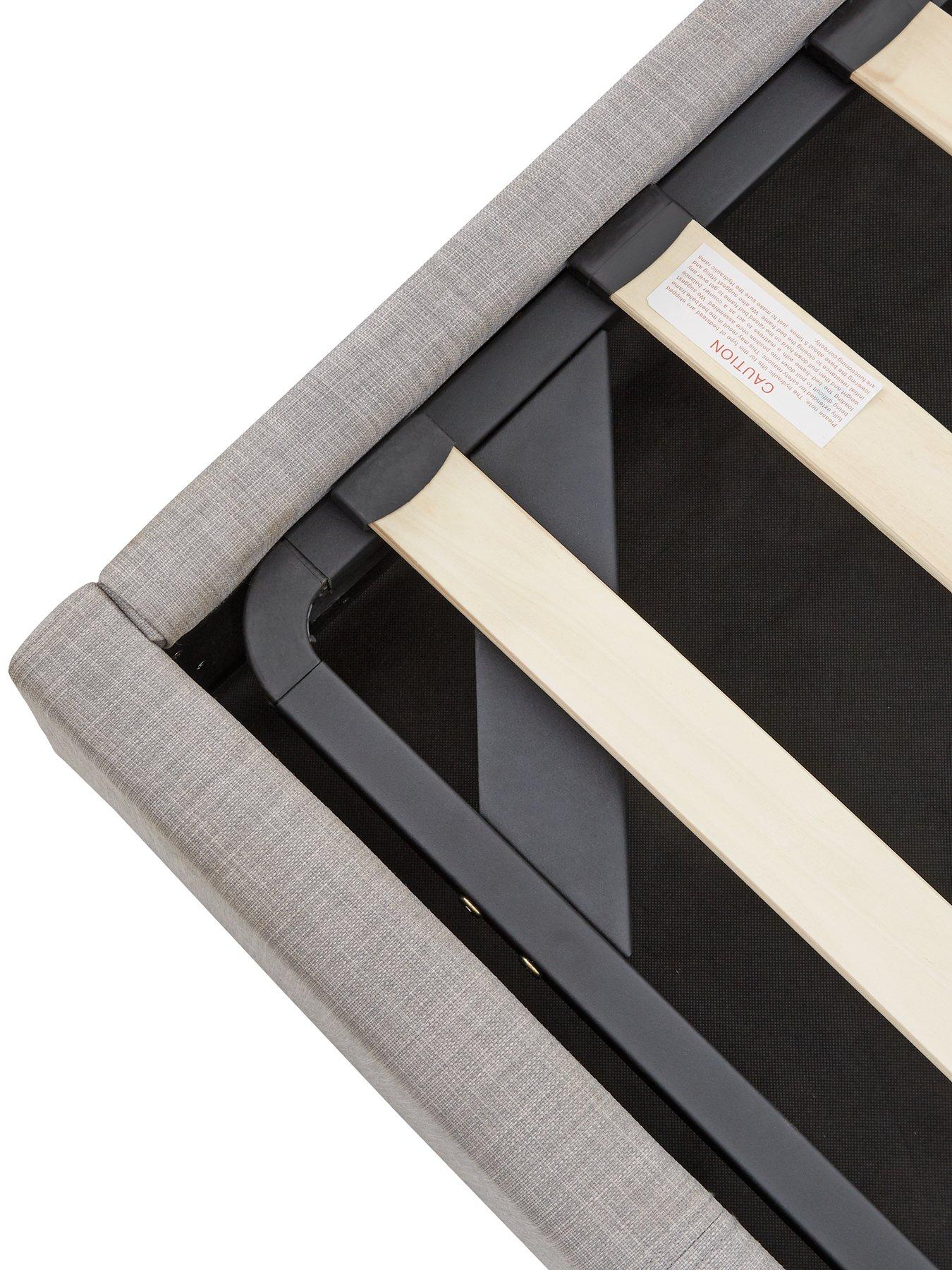 Image 6 of 7 of Very Home Alexis End Lift Up Storage Ottoman Bed with Mattress Options (Buy &amp; SAVE!) - Grey - FSC&reg; Certified