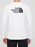  image of the-north-face-long-sleevenbspeasy-t-shirt-white
