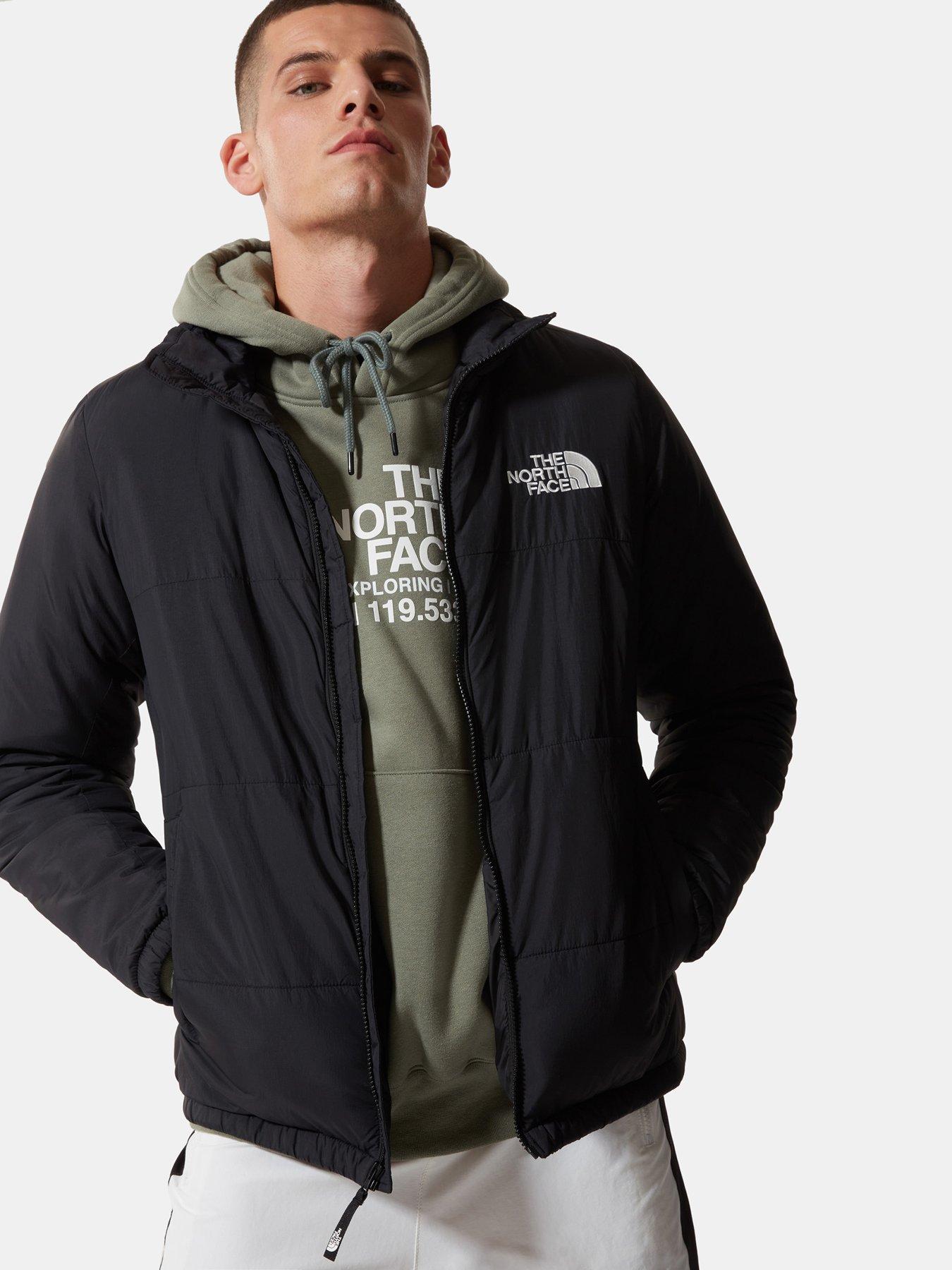 Mens north face on sale hooded puffer jacket