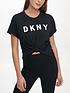 dkny-sport-exploded-logo-boxy-knotted-t-shirt-blackfront