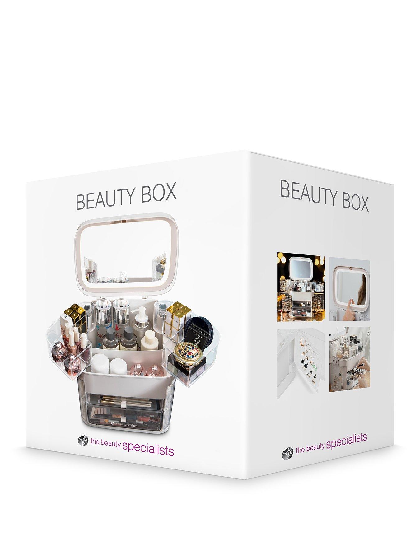Rio Ultimate Beauty Storage Box with Dimmable Mirror very.co.uk