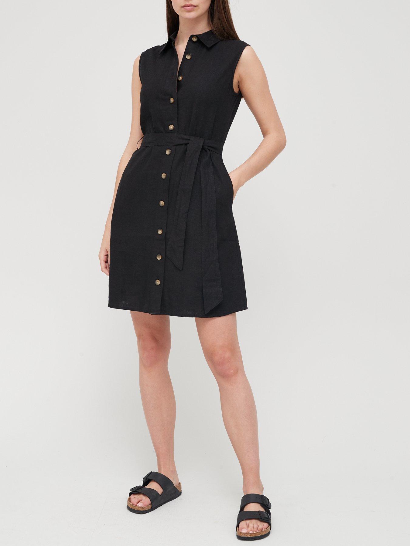 buy-womens-black-shirt-dress-uk-cheap-online
