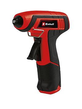 Product photograph of Einhell Cordless Hot Glue Gun - Tc-cg 3 6 1 Li 3 6v Includes Battery from very.co.uk