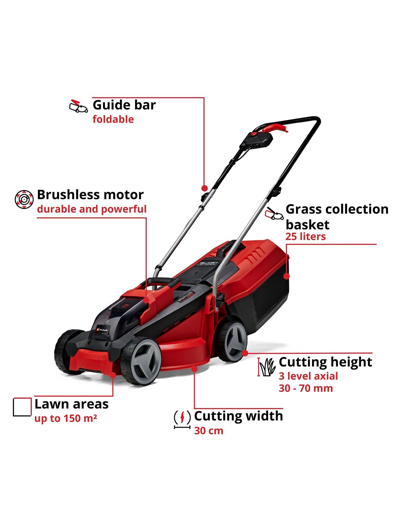 Image 3 of 6 of Einhell PXC 30cm Cordless Mower - GE-CM 18/30 Li Kit (18V includes battery)