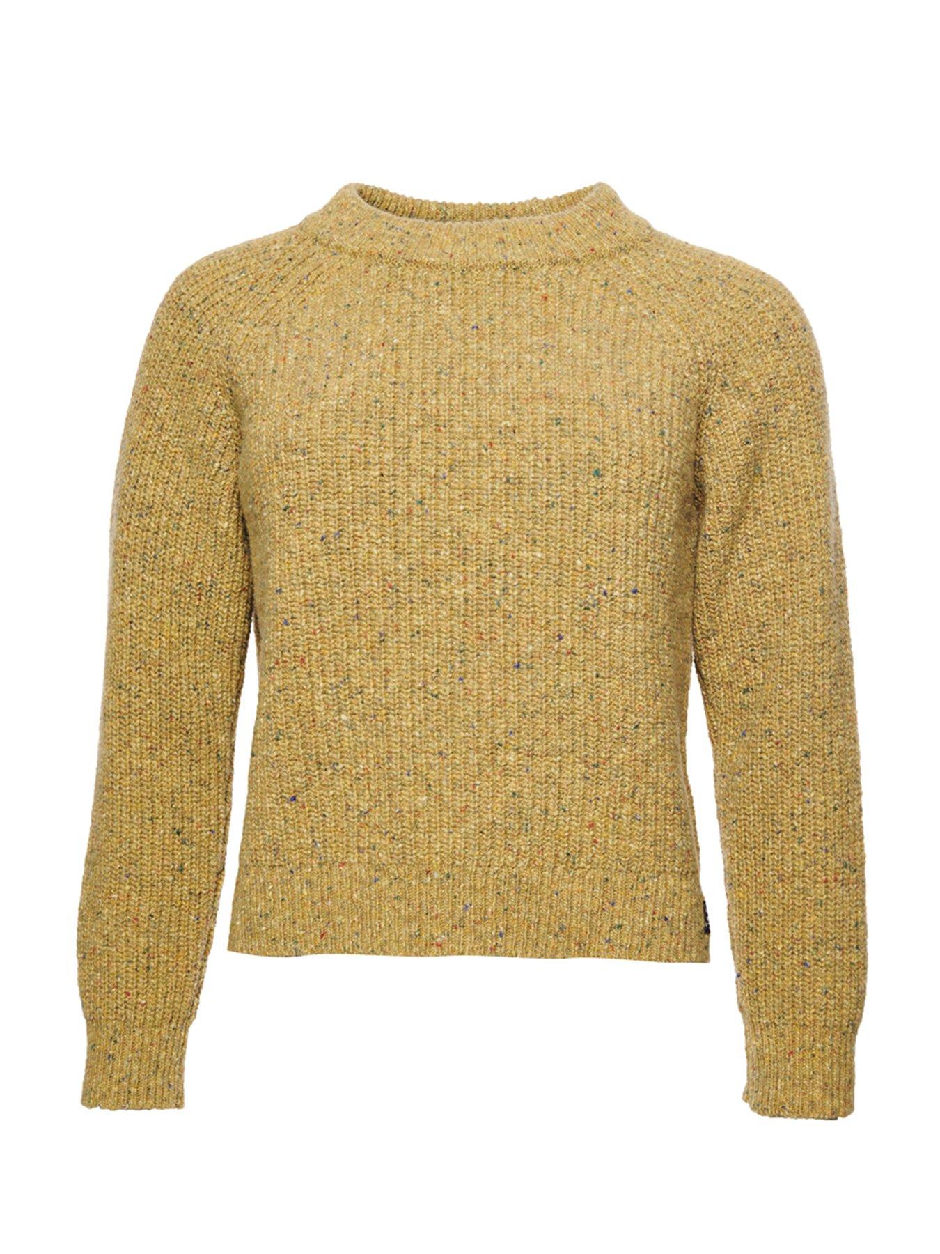 superdry yellow jumper