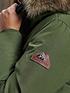  image of superdry-rookie-down-parka-coat-green