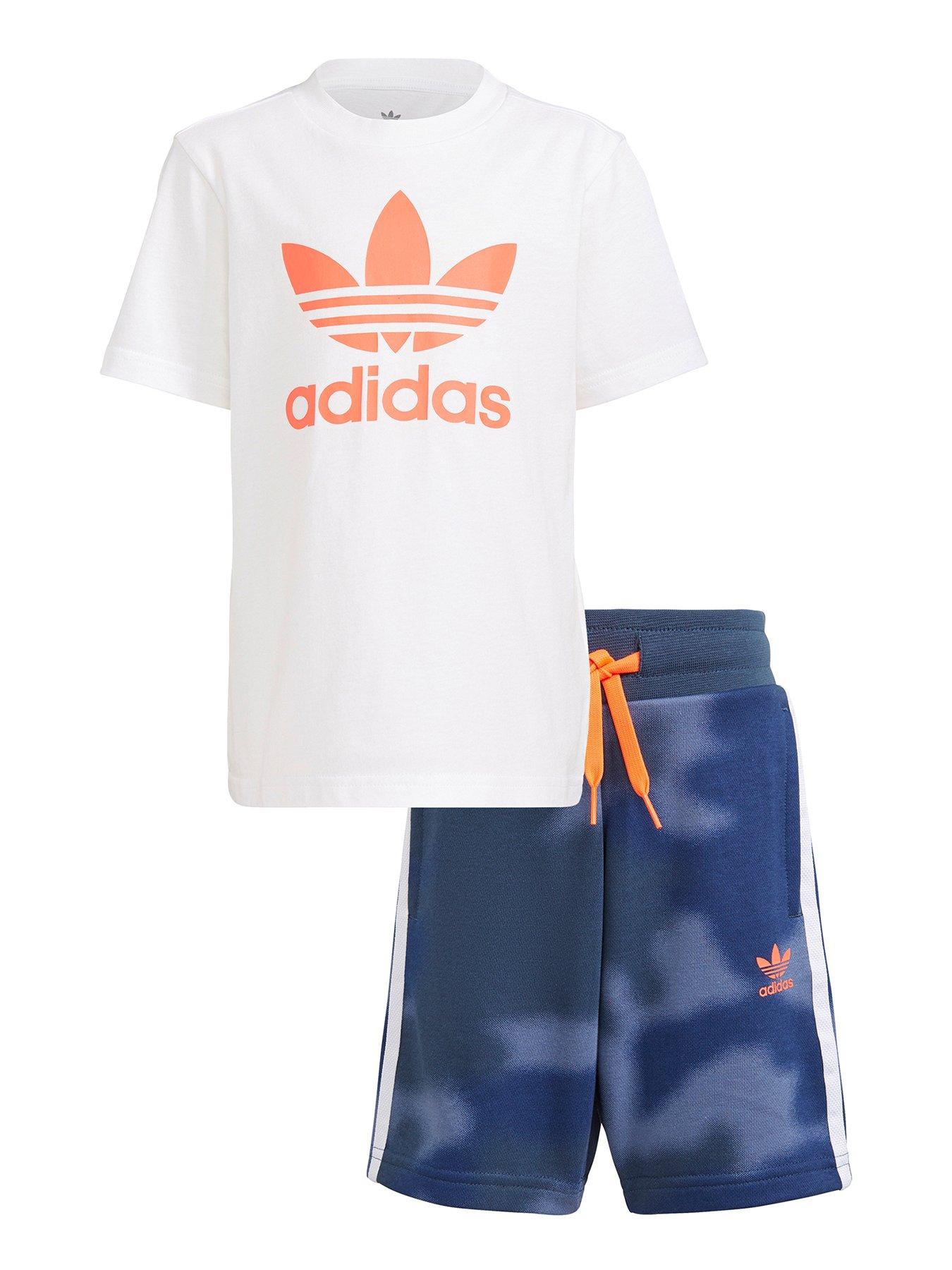 boys adidas short set