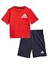 adidas-unisex-infantnbspbadge-of-sport-summer-set-redblackfront
