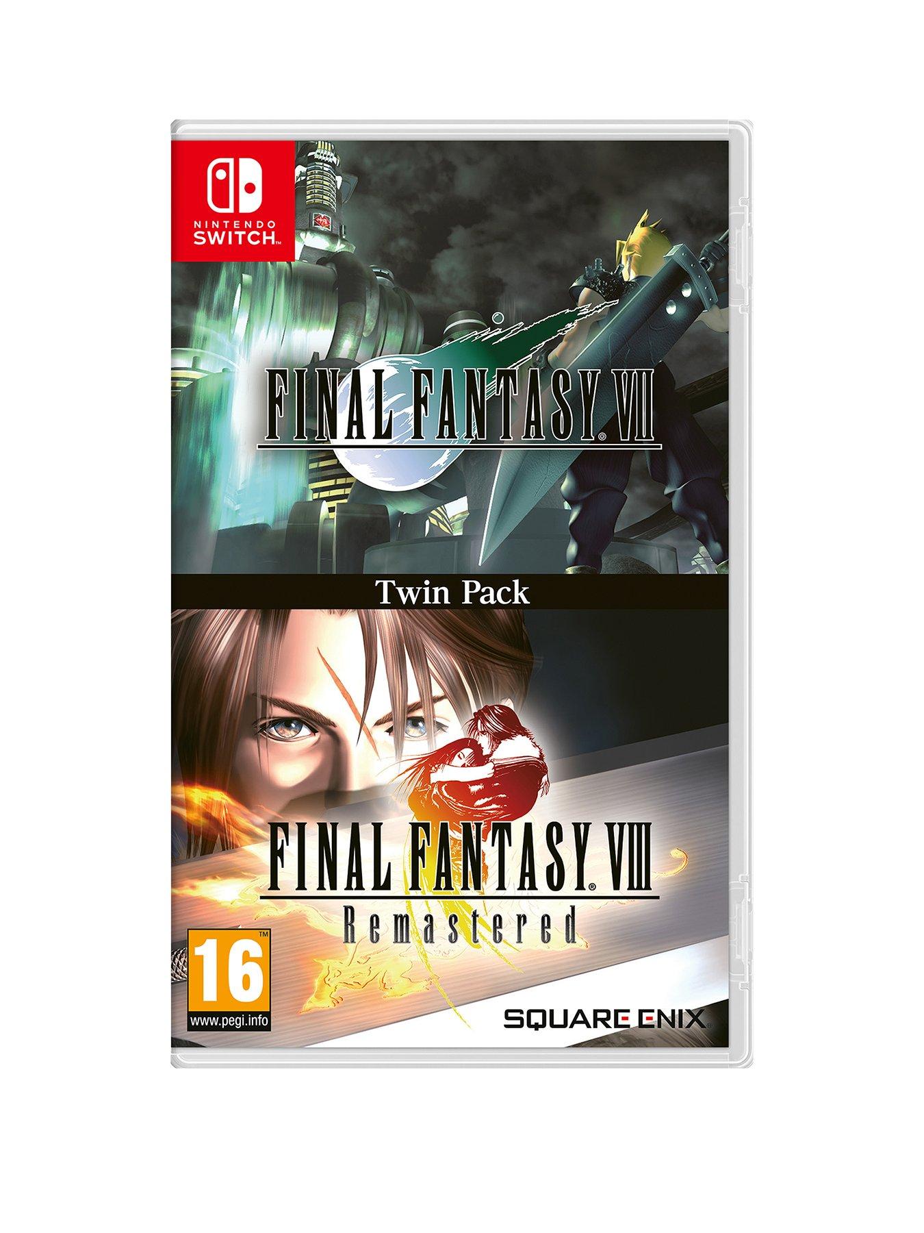 Nintendo Switch Lite Final Fantasy Vii And Final Fantasy Viii Remastered Twin Pack Very Co Uk