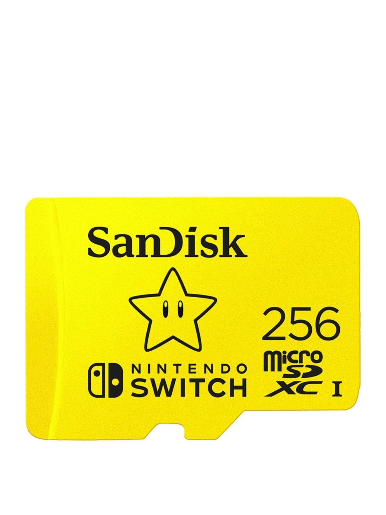 Image 1 of 4 of SanDisk 256GB microSDXC UHS-I card for Nintendo Switch