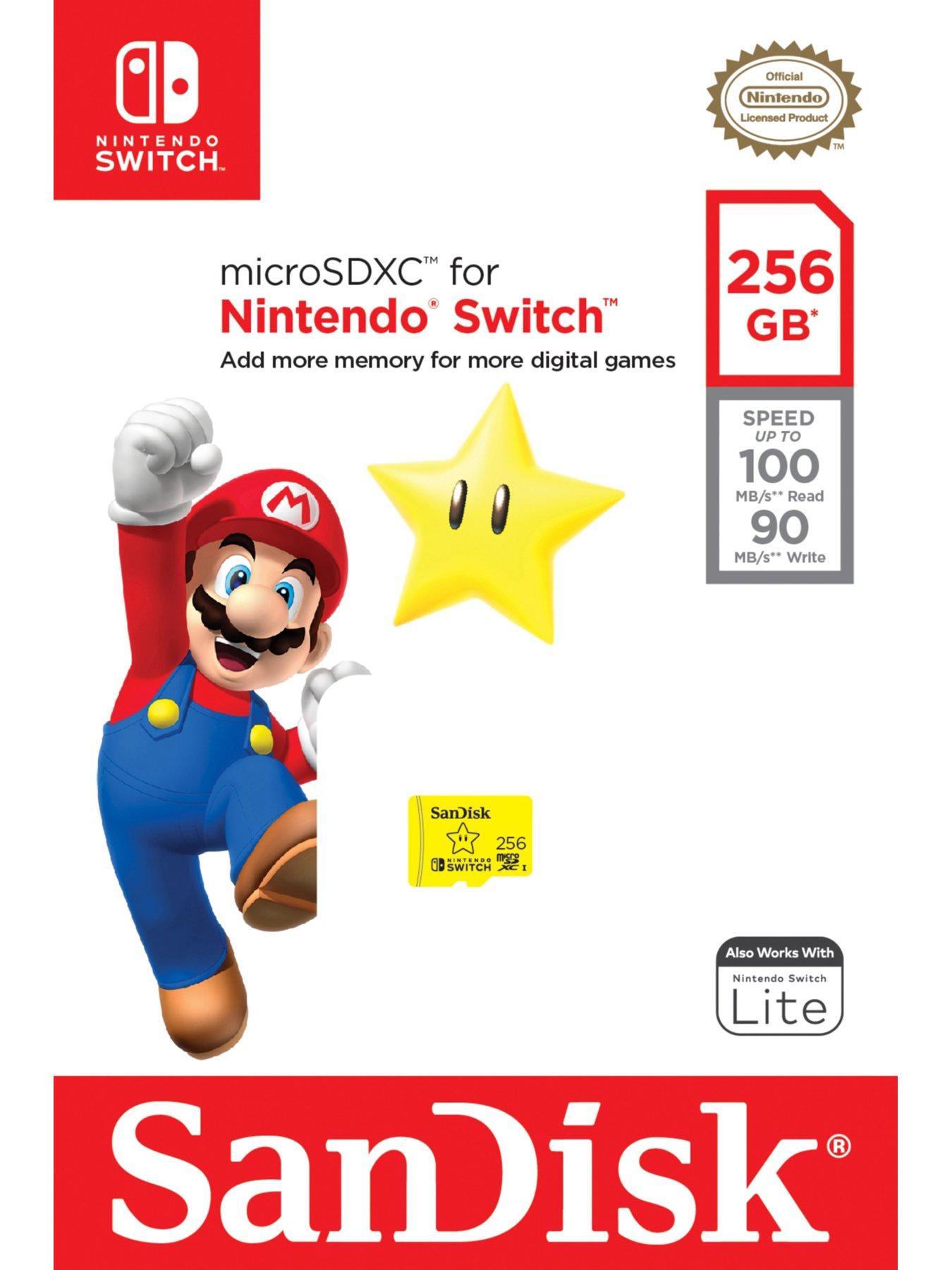 Image 4 of 4 of SanDisk 256GB microSDXC UHS-I card for Nintendo Switch