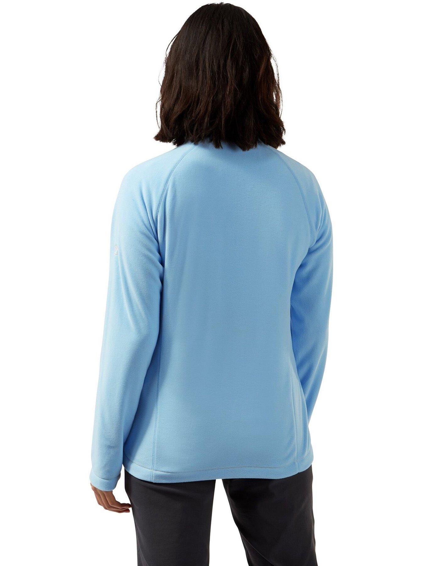 Craghoppers Miska Half Zip Fleece Top Light Blue Very Co Uk