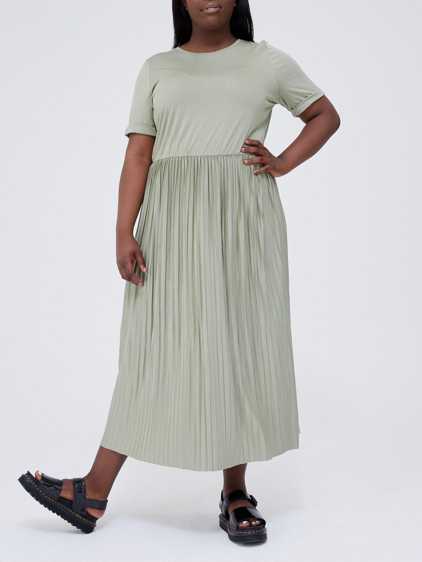 plus size green dress uk