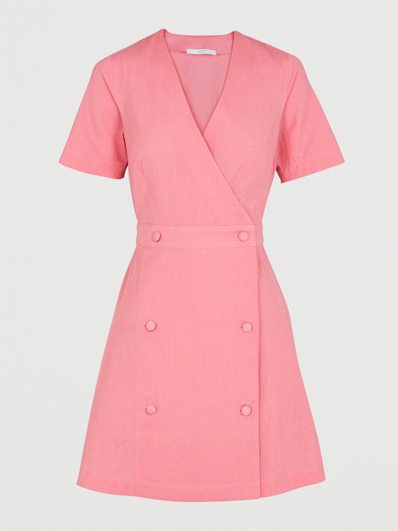 michelle keegan linen dress