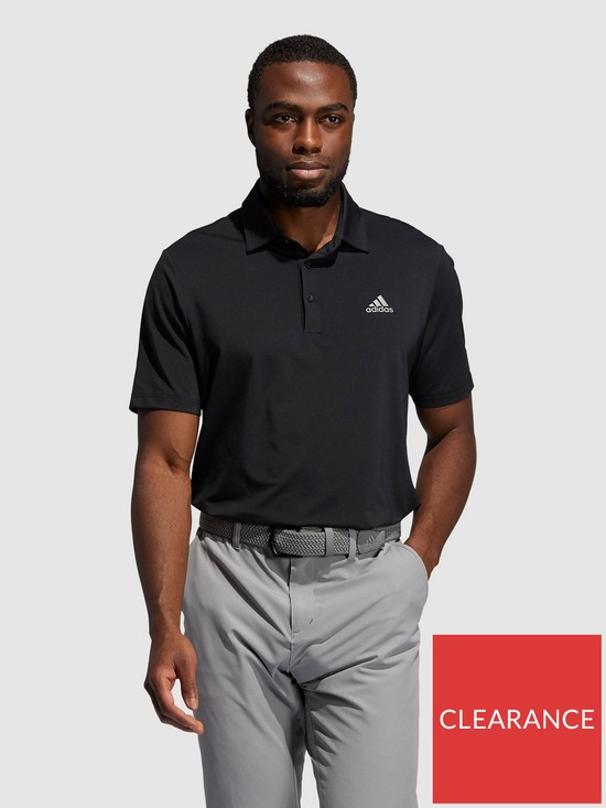 adidas Golf Ultimate 365 Solid Polo Shirt - Black | very.co.uk