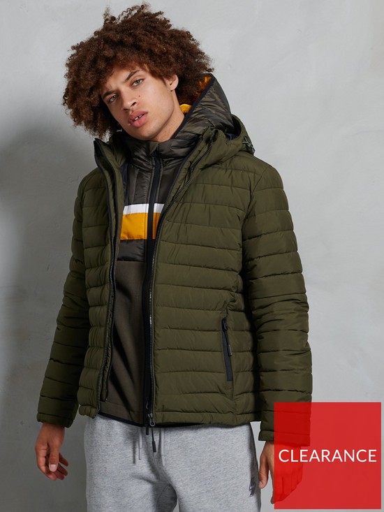 front image of superdry-hooded-fuji-jacket-khaki
