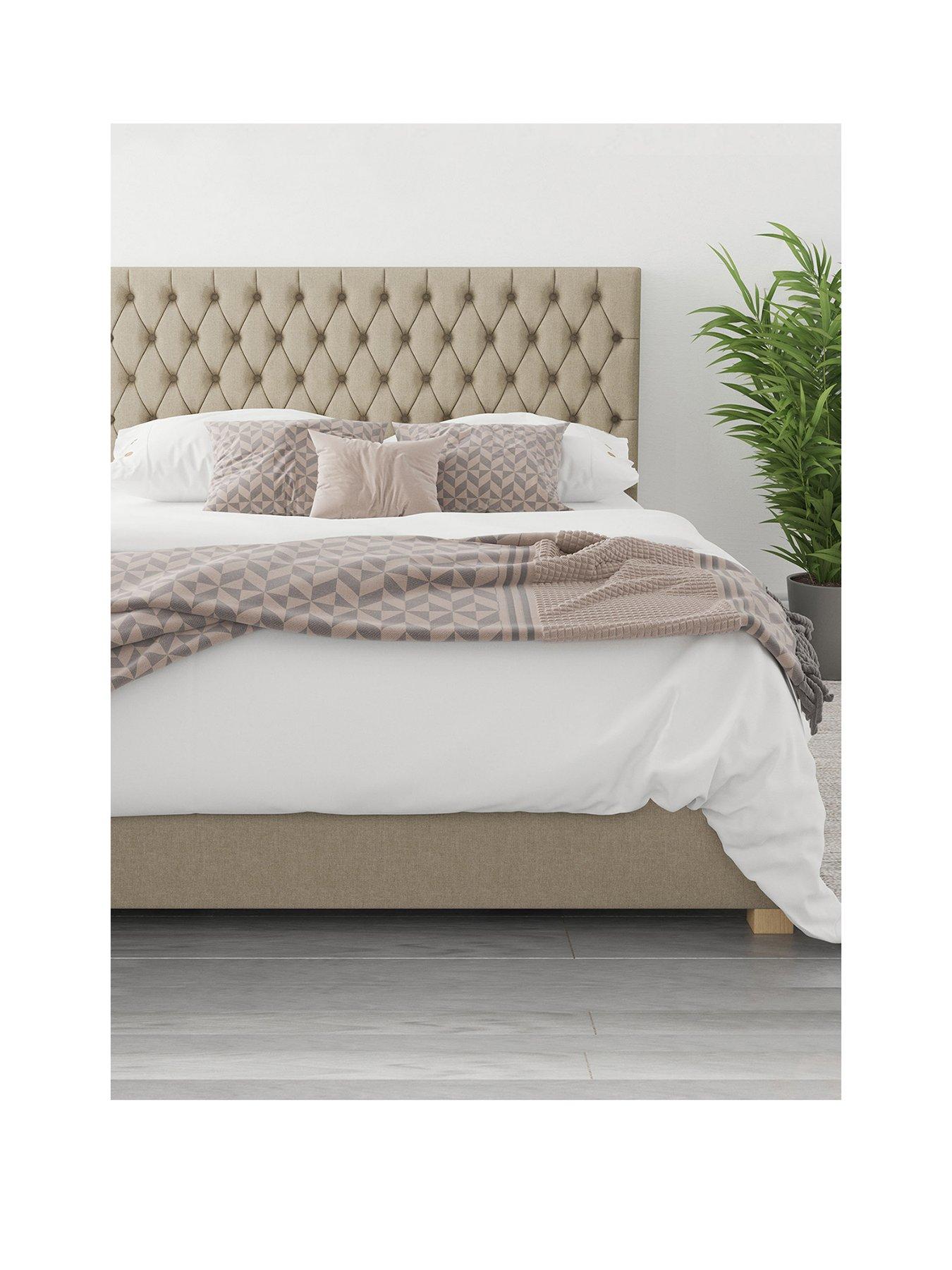 Product photograph of Aspire Monroe Ottoman Storage Bed from very.co.uk