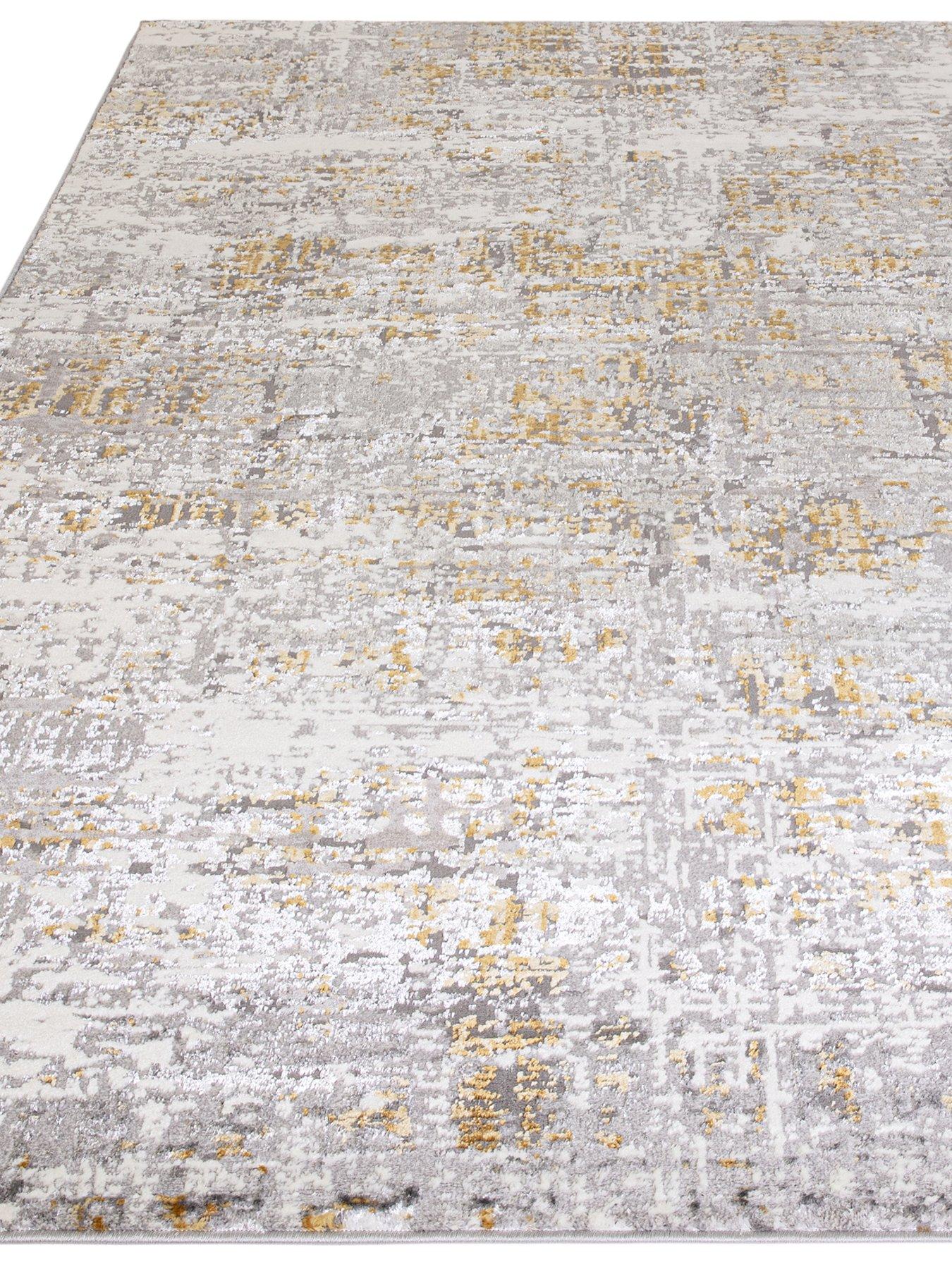 Asiatic Orion Abstract Yellow Rug Very Co Uk