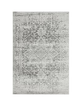 Product photograph of Asiatic Nova Antique Grey Rug - Grey from very.co.uk