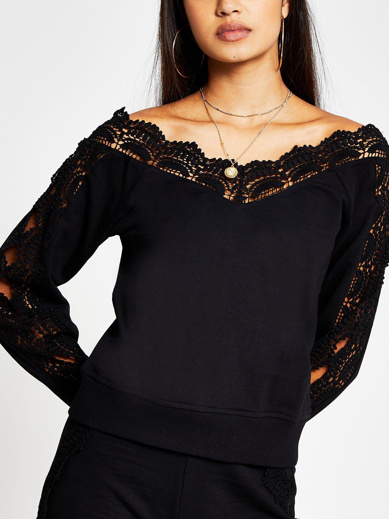 black bardot jumper uk