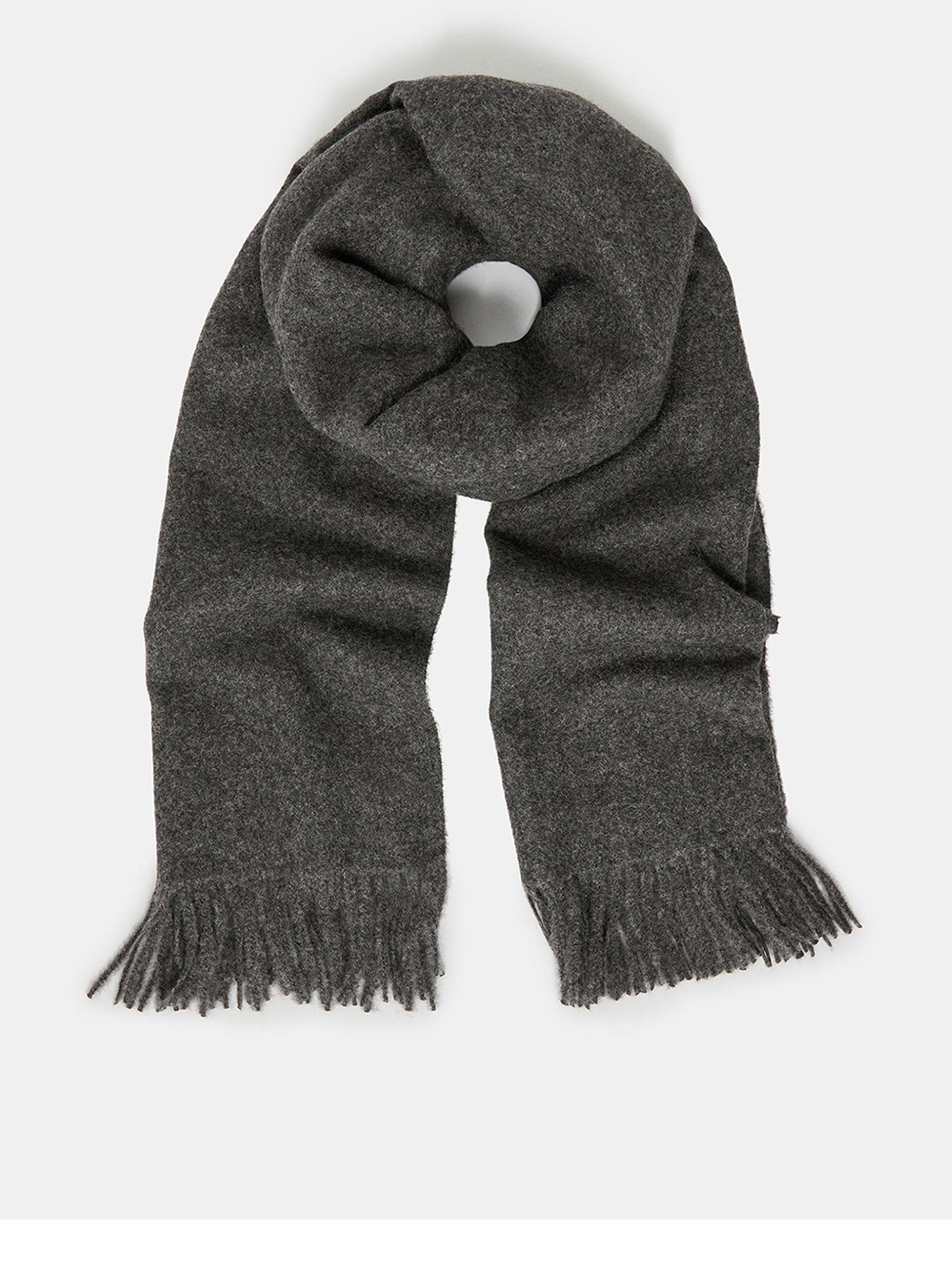 Image 1 of 3 of Accessorize HOLLY SUPERSOFT BLANKET - Grey