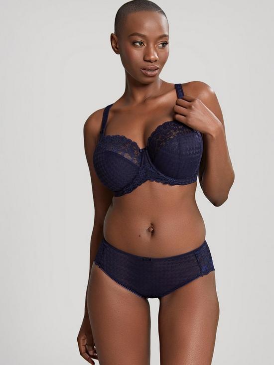 front image of panache-envy-full-cup-bra-navy
