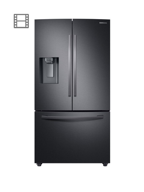 samsung-series-8-rf23r62e3b1eu-french-style-fridge-freezer-with-twin-cooling-plustrade-f-rated-black-stainless