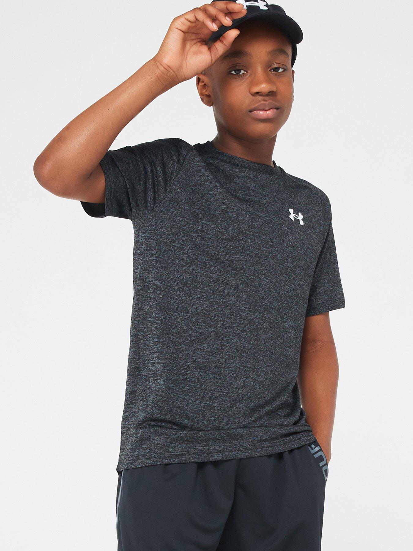 UNDER ARMOUR Junior Boys Tech 2.0 T-Shirt - Red/Black